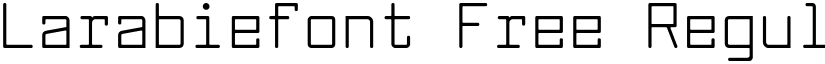 Larabiefont Free Regular font