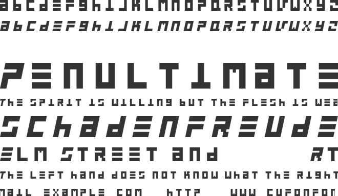 Still Font font preview