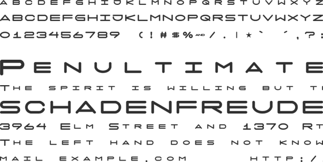 7 days fat font preview