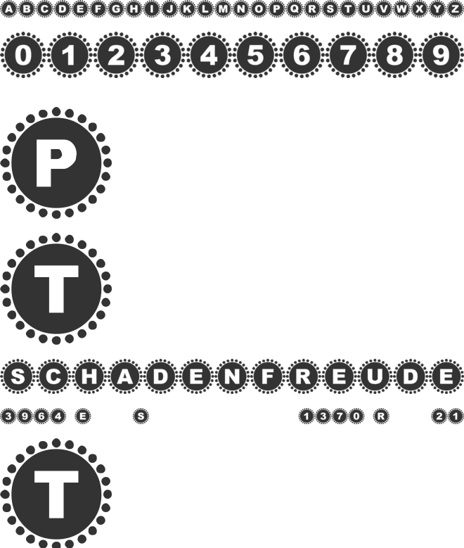 4YEO IN font preview