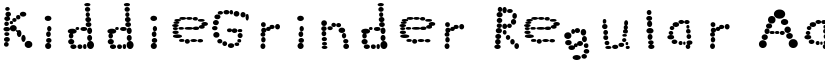 KiddieGrinder Regular font