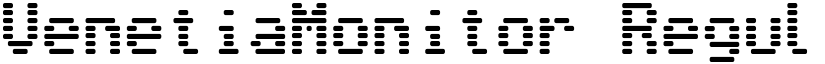 VenetiaMonitor Regular font