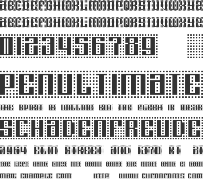 ComputerAmok font preview