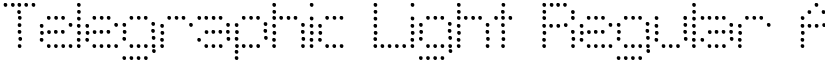 Telegraphic Light Regular font