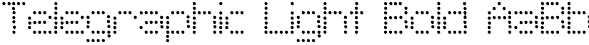 Telegraphic Light Bold font