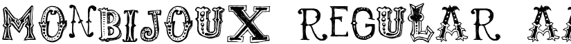 monbijoux Regular font