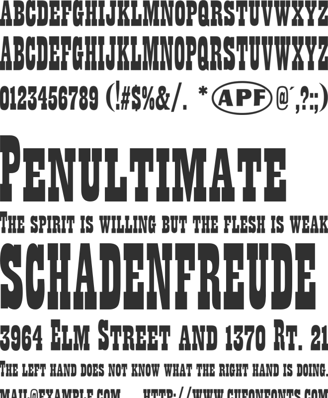 Anderson Thunderbirds Are GO! font preview
