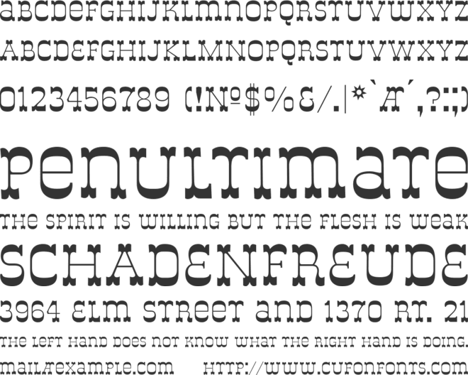 DeLouisville font preview