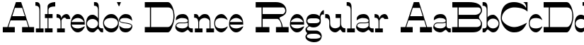 Alfredo's Dance font download