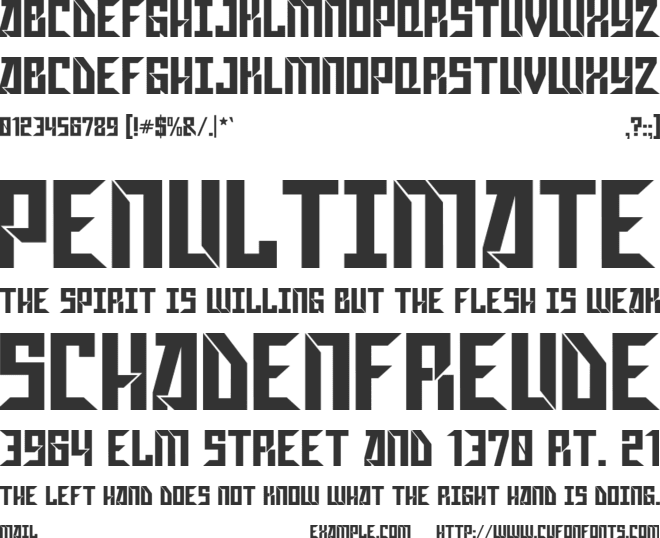 Gagarin Star Mix Cyrillic font preview
