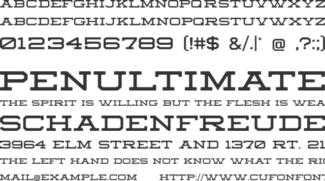 Sedgwick Co font preview