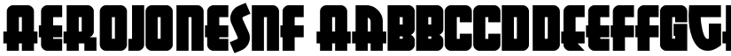 AerojonesNF font