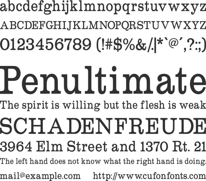 RoundslabSerif font preview