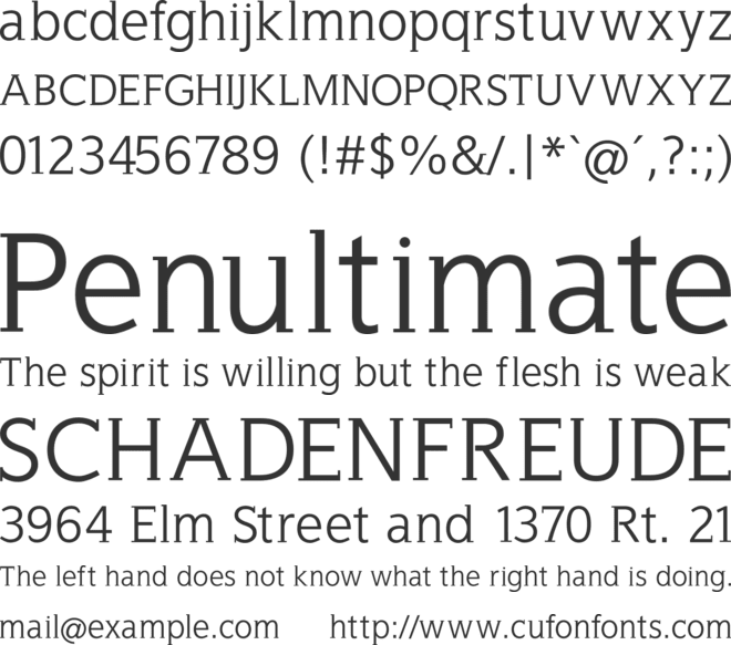 WellrockSlab font preview