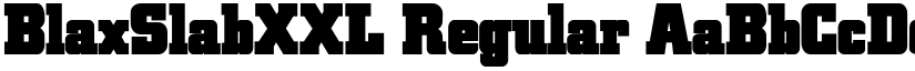 BlaxSlabXXL font download