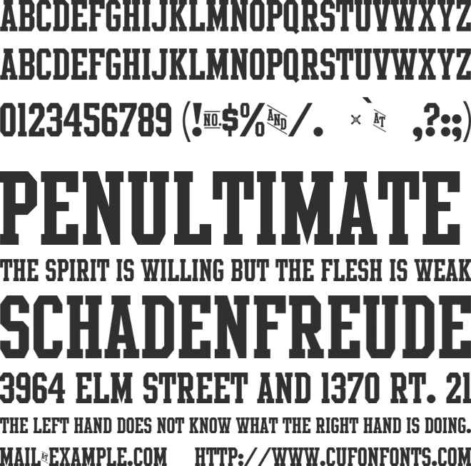 Intramural JL font preview