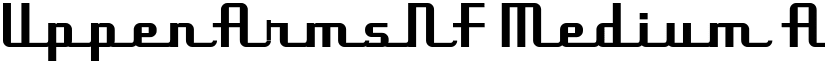 UppenArmsNF Medium font