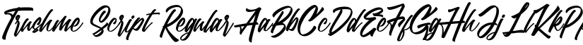 Trushme Script font download