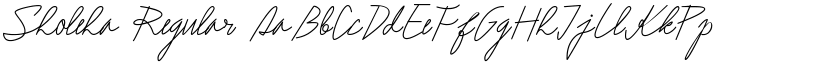 Sholeha Regular font