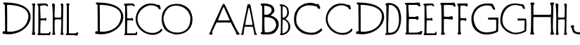 Diehl Deco font