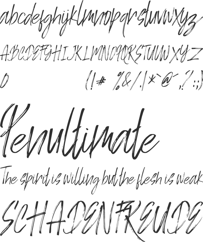 SIKATCH font preview