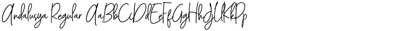 Andalusya Regular font