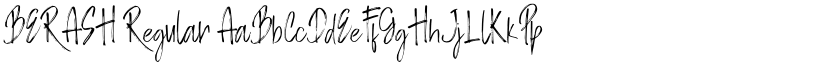 BERASH Regular font