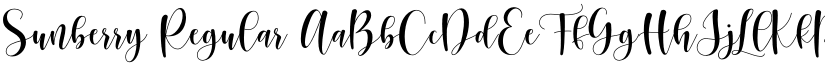 Sunberry Regular font
