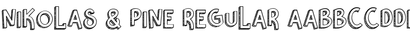 Nikolas & Pine Regular font
