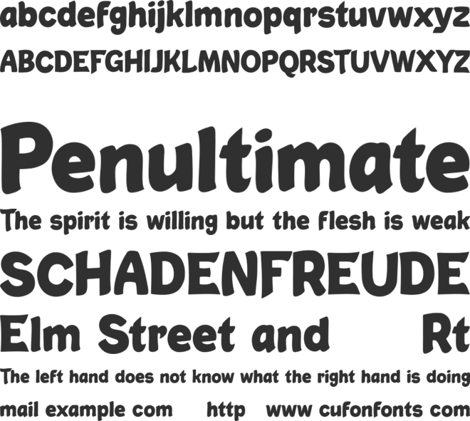 Christopher Done font preview
