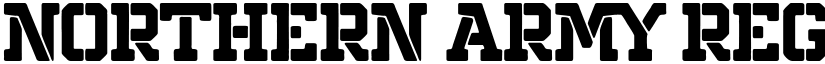 northern army Regular font