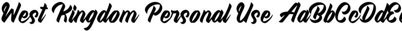 West Kingdom Personal Use font