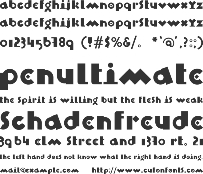 Blix font preview