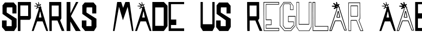 SPARKS MADE US Regular font