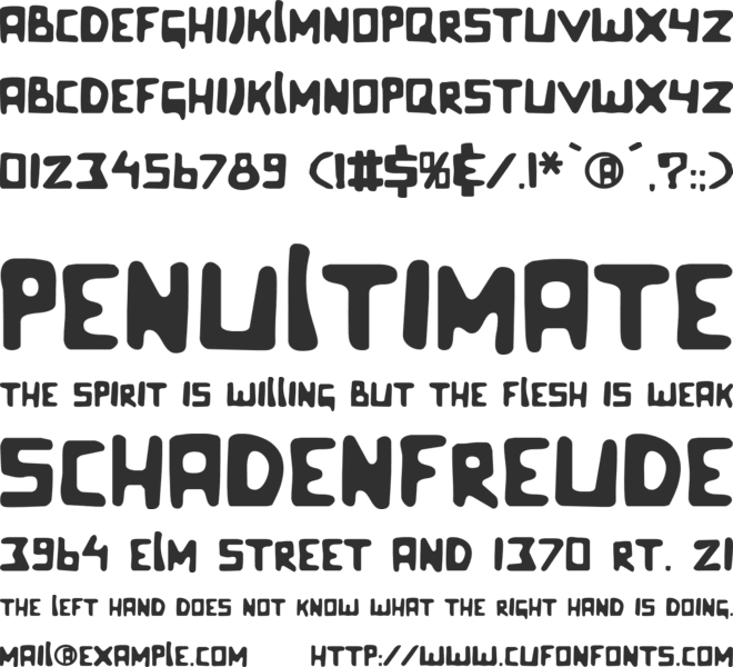 Celluloid Bliss font preview