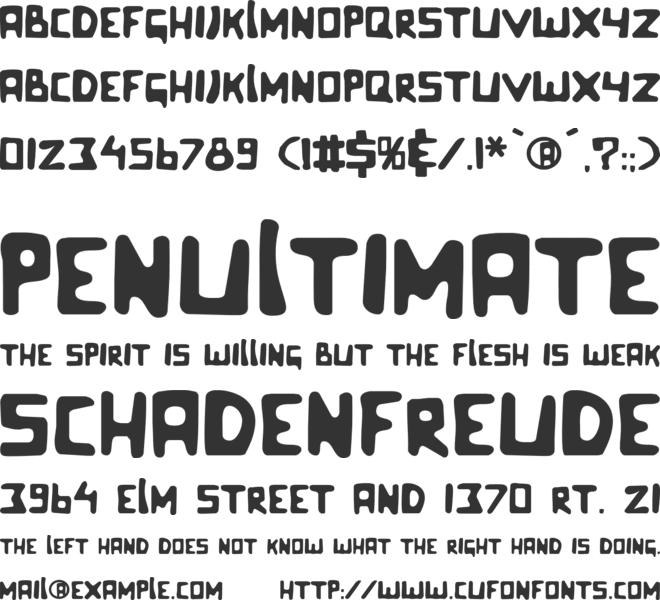 Celluloid Bliss font preview