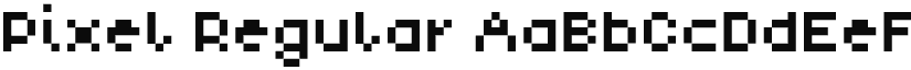 Pixel Regular font
