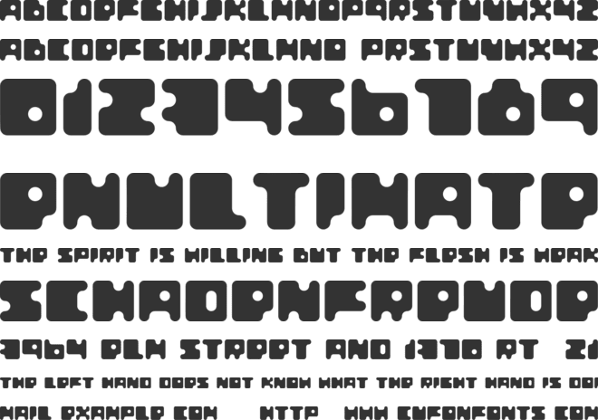 JustFont font preview