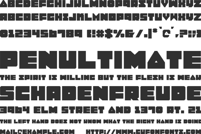 Lobo Tommy font preview