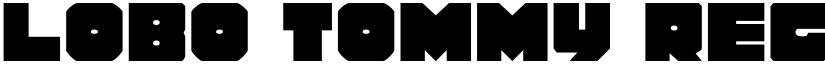 Lobo Tommy Regular font