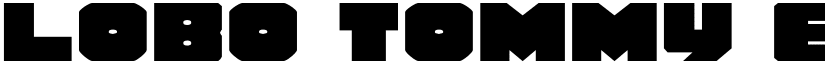 Lobo Tommy Expanded Expanded font