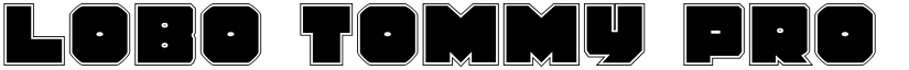 Lobo Tommy Pro Regular font