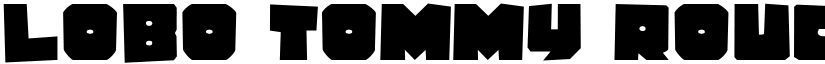 Lobo Tommy Rough Regular font
