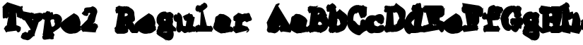 Type2 Regular font