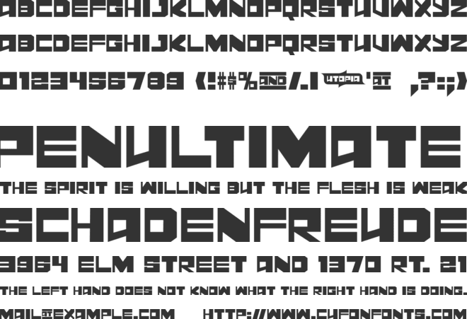 Leningrad Disco font preview