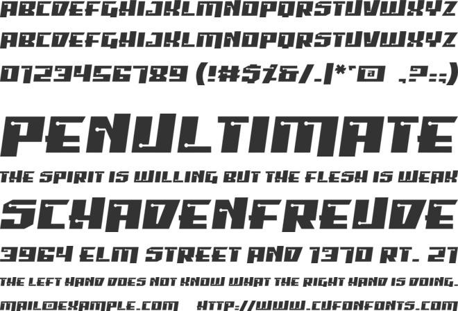 Psiphoon BB font preview