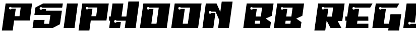 Psiphoon BB font download