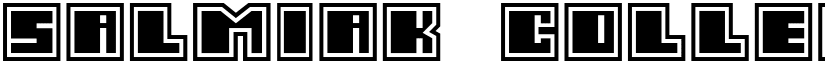 Salmiak College Regular font