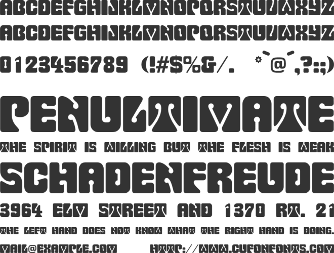 Pinocchio font preview