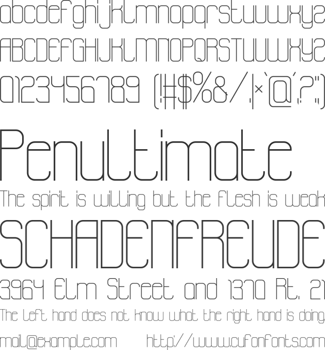 atthewindowPRO font preview